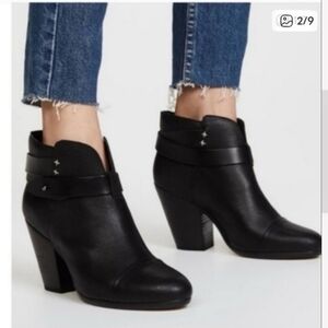 RAG +BONE Black Ankle Boots